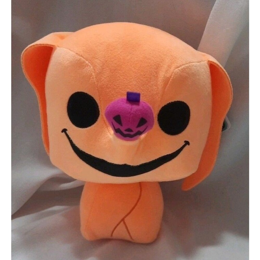 Funko Plushies Nightmare Before Christmas Neon Orange Blacklight Zero 8" Plush